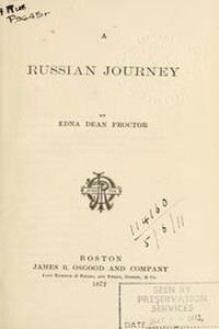 Путешествие в Россию в 1867 году